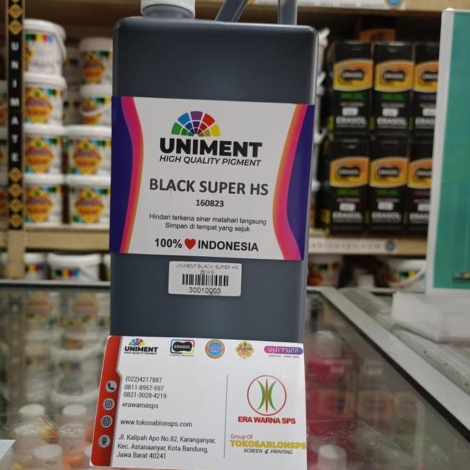 

Bibit Pewarna / Pigment Warna Uniment Black Super Hs @1Kg