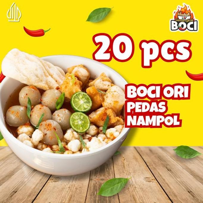 

20 pcs Baso Aci Original Paket Cuan Berkah Semangkok Boci Cuangki Instan Food Bawang Pedas