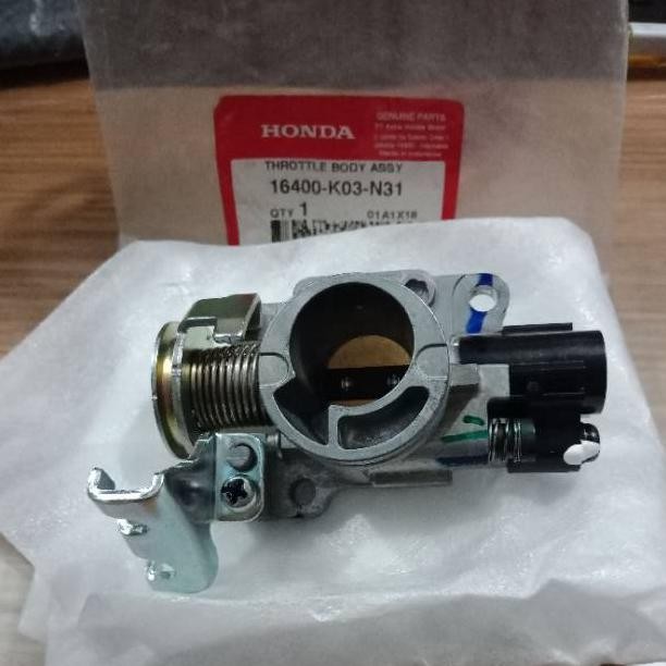 THROTTLE THROTLE BODY ASSY K03 REVO FI INJEKSI ORINAL ORI ASLI HONDA AHM HGP 16400-K03-N31