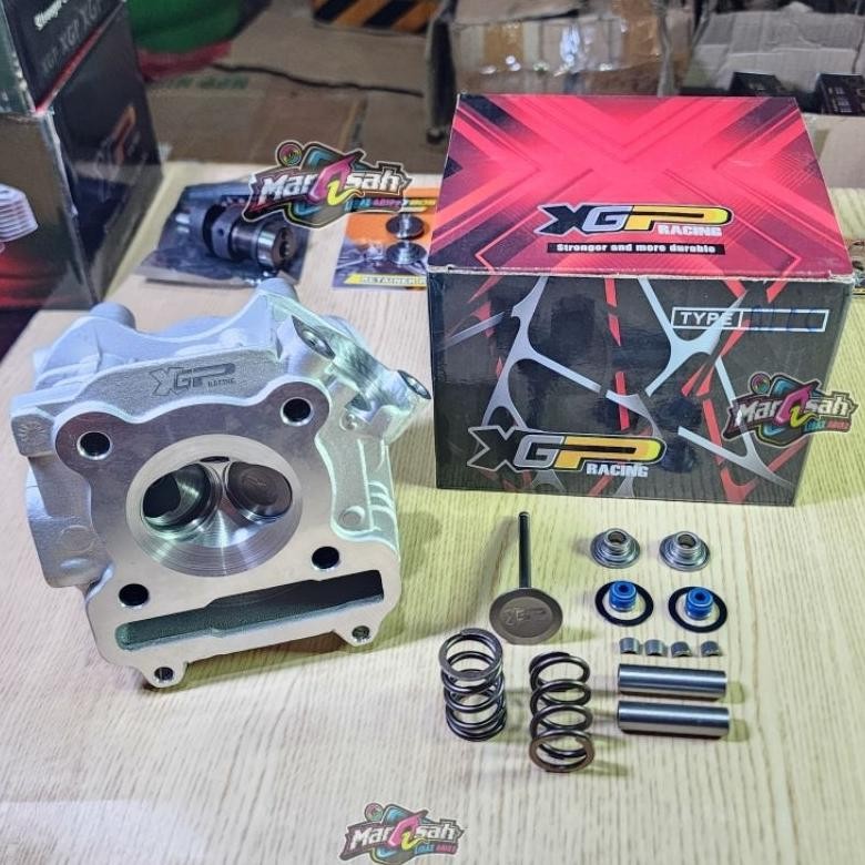 Head Kop Mio Sporty Mio Lama Mio Karbu Modif Klep 24/28 30/26 Batang 5 XGP RACING