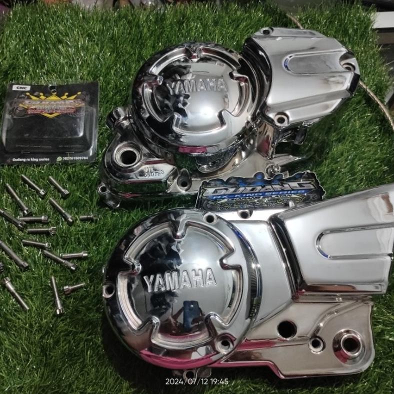 Bak kalter Bak mesin RX king peredam chrome Rx king RXk rxs RX spesial