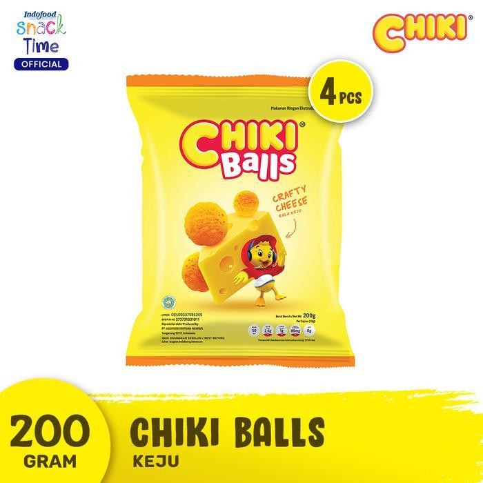 

Chiki Ball Keju 200 Gr - 4 Pcs