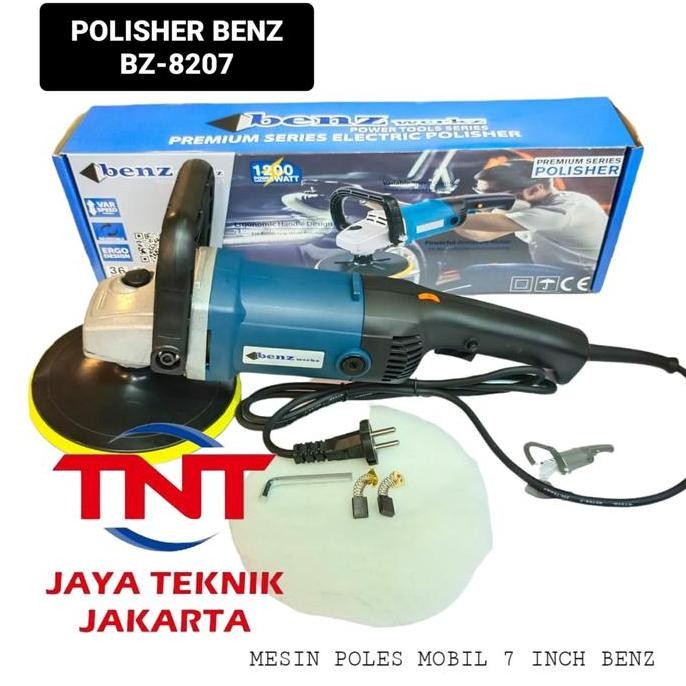 Terlaris Mesin Poles Mobil Benz 7 Inch / Polisher Benz 7" Bz 8207 / Benz Bz8207 Ready Stok