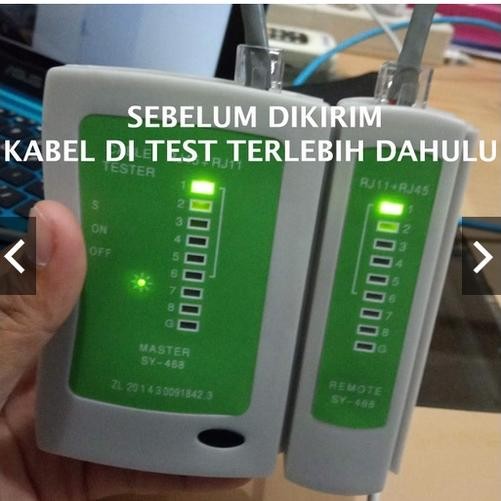 Kabel Lan Cat5E 50m Outdoor Siap Pakai 50 Meter UTP CAT5E OUTDOOR