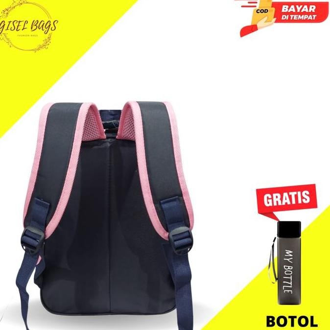 

Tas Sekolah Anak TK PAUD + Botol Minum + Kotak Pensil Karakter Lucu
