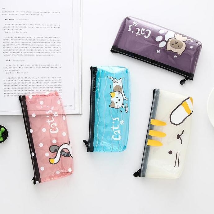 

Tempat Pensil Cats PC0120 Kotak Pensil Karakter Kucing Lucu Aesthetic