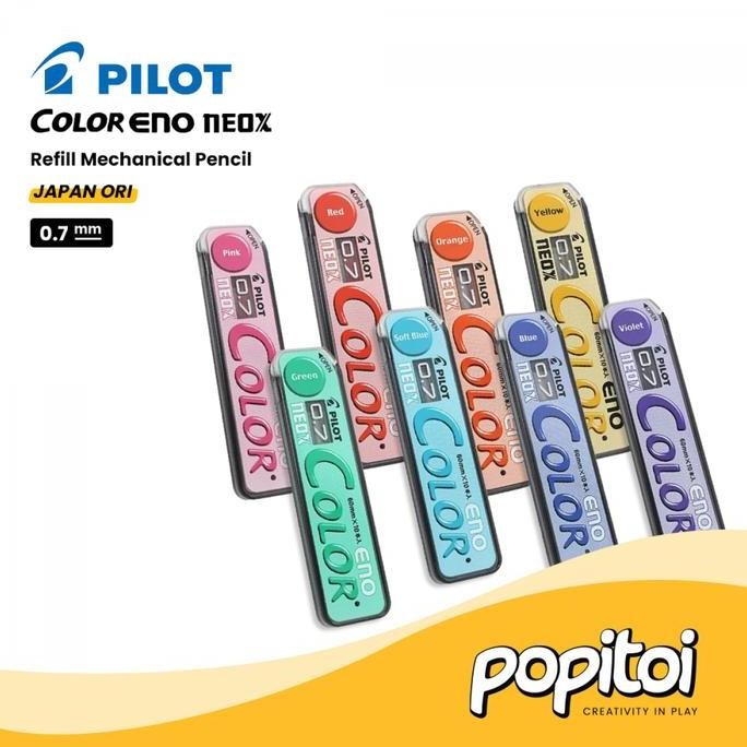 

Pilot Neox Color Eno 0.7mm Refill Isi Pensil Mekanik Warna-Warni