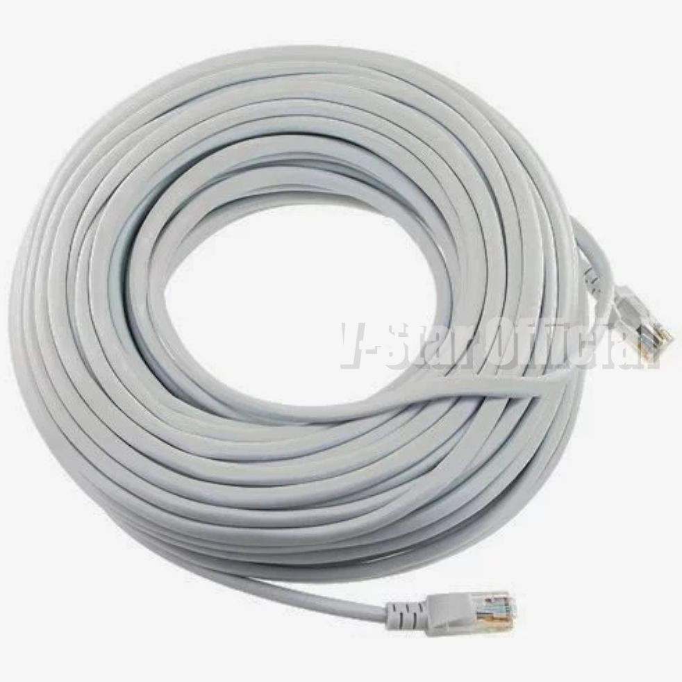 Kabel Lan Internet 10 Meter Wifi UTP Data TV Indihome Android RJ45 Ethernet Tinggal Pakai