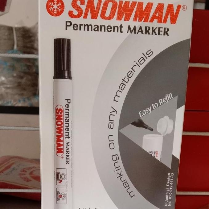 

Snowman Marker Black Permanen New Stok