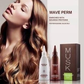 OBAT KERITING RAMBUT PERMANEN MUSK MOCHEQI PERM CURLY WAVE WAVY HAIR