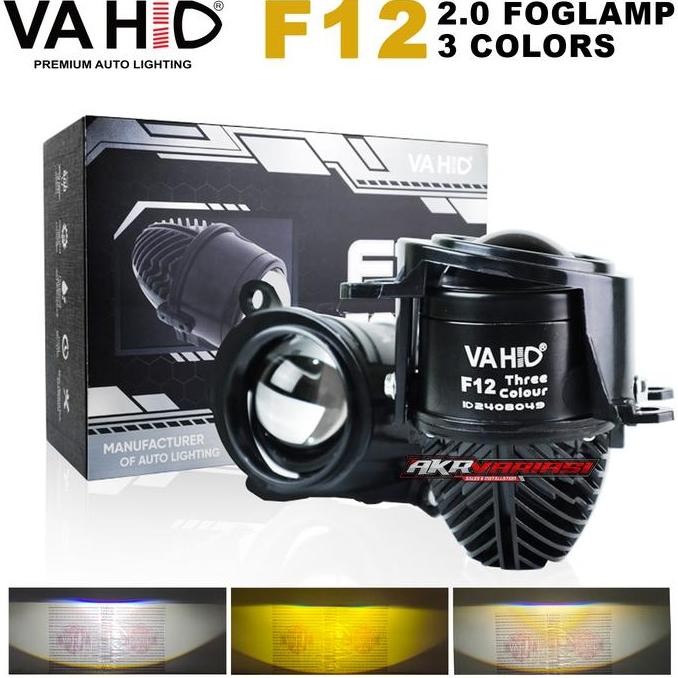 Lampu Foglamp 2 inc 3 Warna Toyota Fortuner Venturer Vahid F12 3 Colors  | Lampu Kabut Mobil Toyota 