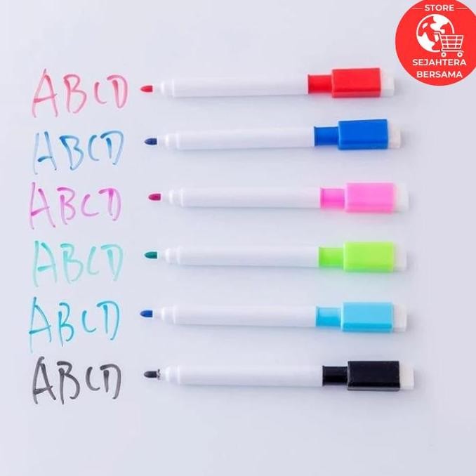 

Sb 50 Pcs 75 Pcs 100 Pcs Paket Usaha Spidol Warna Warni Papan Tulis Dengan Penghapus /Spidol Wipe And Clean New Stok