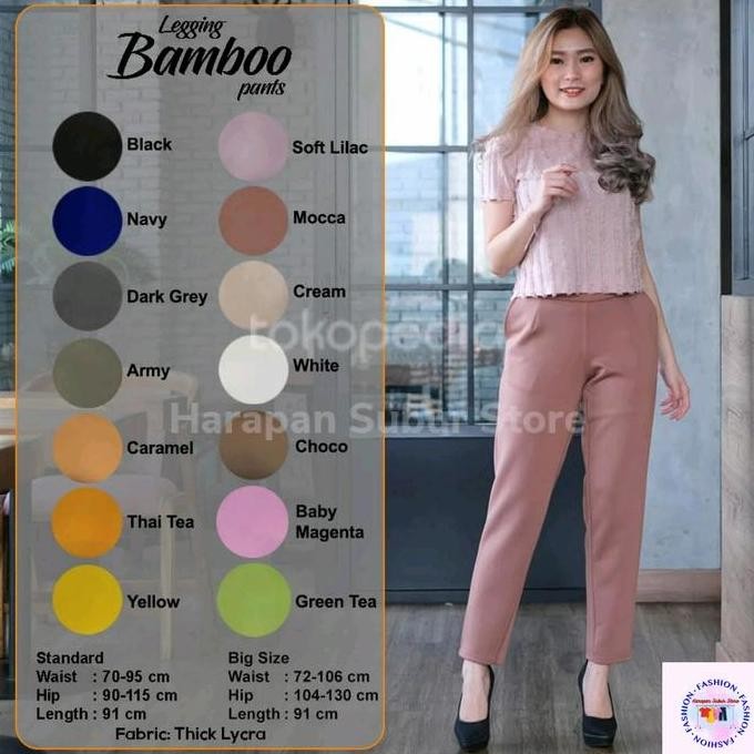 

Celana Panjang Scuba Pensil Wanita Kantoran Premium Formal Melar Nyaman