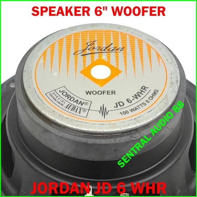 Woofer 6 Inch Jordan Jd 6Whr Speaker Audax Original
