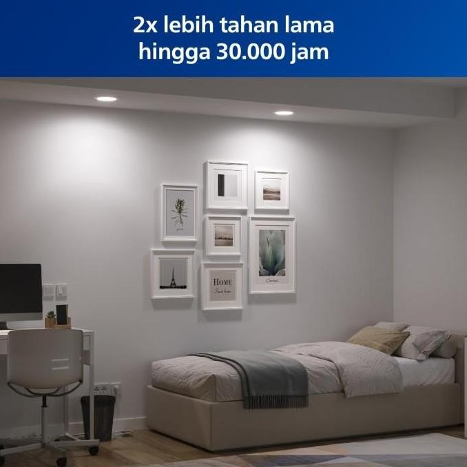 Beli 3 Gratis 1 Lampu Philips  RadiantLine Downlight Meson Max DL262 12W D150 Putih