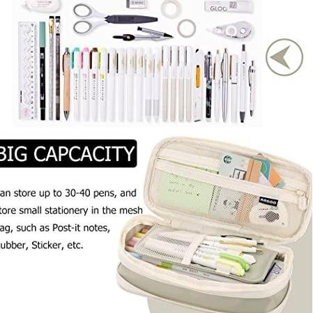 

Angoo Kawaii Pencil Cases Large Capacity Pencil Bag Pouch Holder Box For Girls Office Student Stationery Organizer School Supplies New Stok