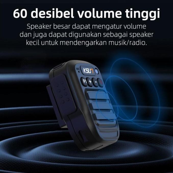 Ksun B60 Bluetooth Microphone Mini Speaker Wireless Ptt Poc Radio