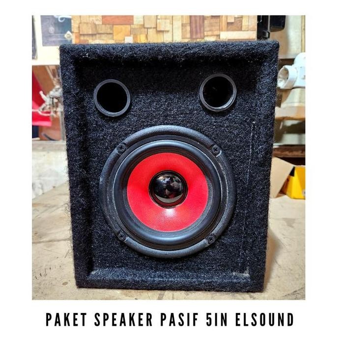 Paket Speaker Pasif 5 Inch + Box Combo Speaker 5 Inch Audio Rumahan