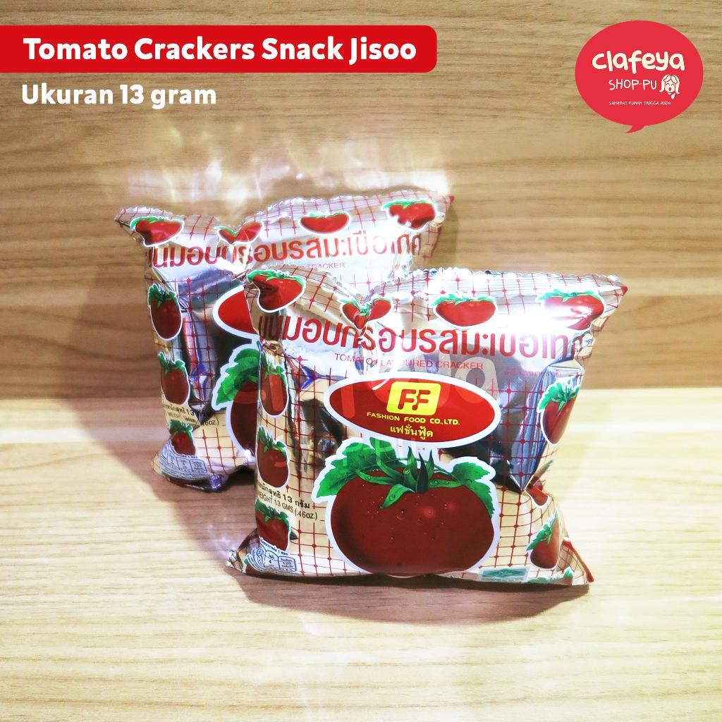 

Lm Tomato & Paprika Crackers Snack Jisoo 13, 28, & 58 Gram Asli Thailand
