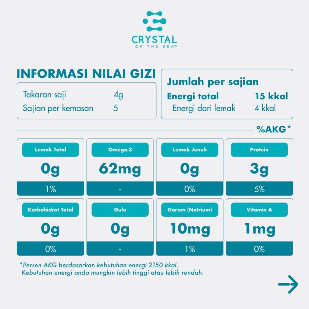 

Rkm Crystal Of The Sea | Salmon Powder (20Gr) (80Gr) / Bubuk Ikan Salmon - Bumbu Kaldu Mpasi Non Msg