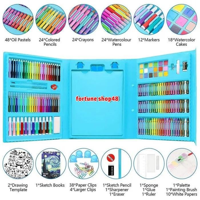 

EMS Crayon Set 208pc Art set Menggambar Lengkap Harga Termurah (Flash Sale)