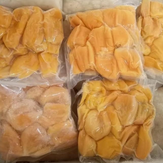 

RKM Buah Nangka 1 Kg Manis Kupas No Biji Buah Nangka Beku Jackfruit Frozen