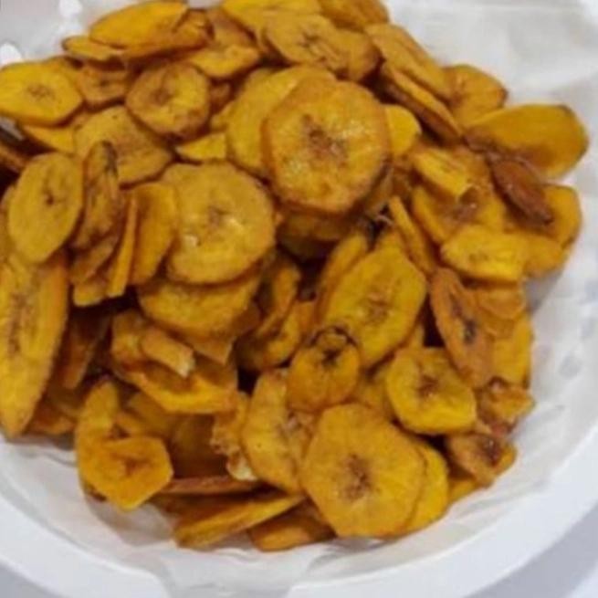 

Rkm Keripik Pisang Manis/Pisang Koin Berat 500 Gram