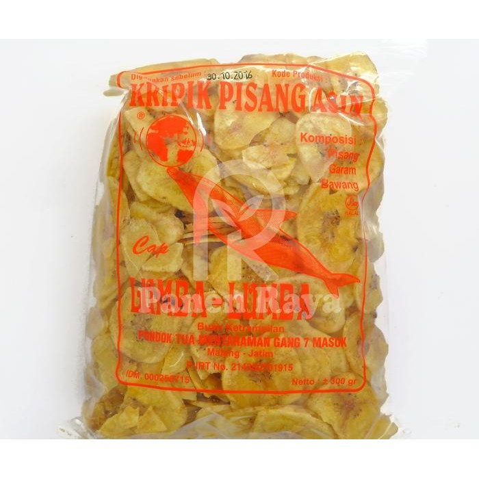 

RKM Keripik Pisang Kepok Malang Cap Lumba Lumba Kripik Manis / Asin