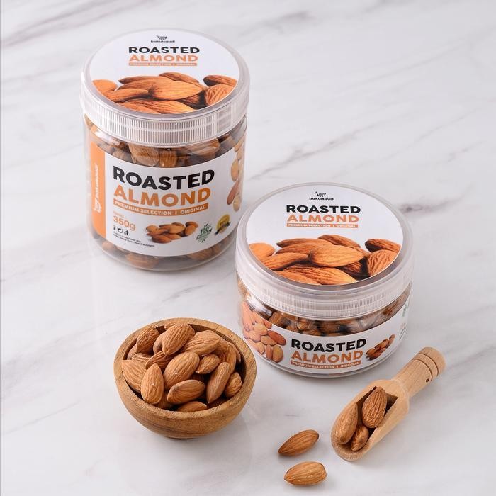 

RKM Kacang Almond Panggang Kupas Premium Organik Roasted Almond Original