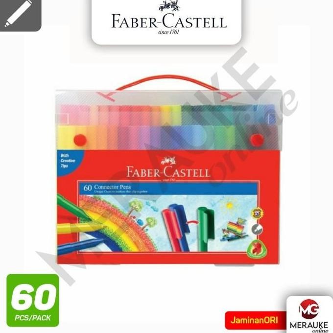 

Faber Castell Connector Pen / Spidol 60 Warna New Stok