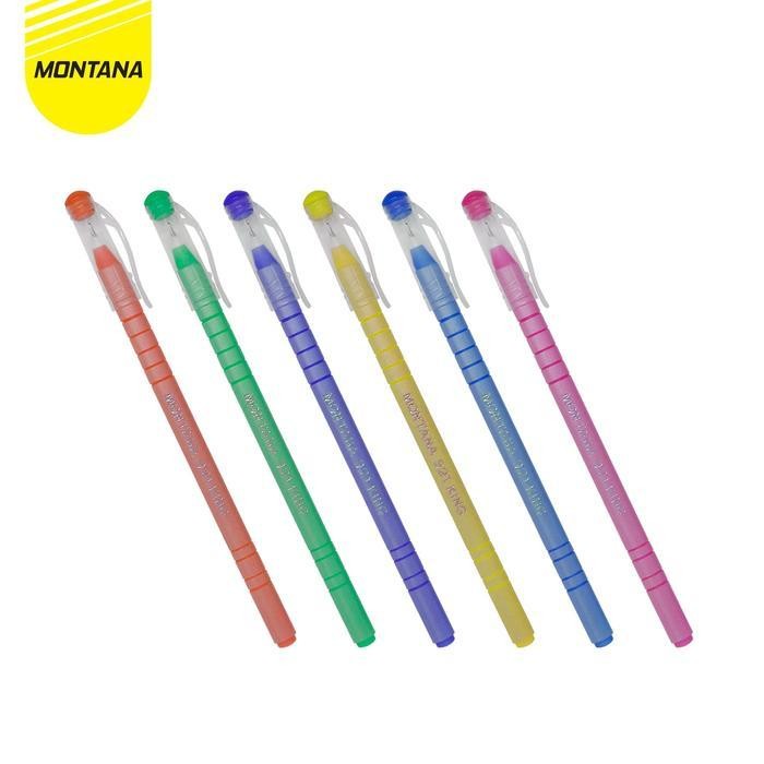 

EMS MONTANA Pulpen Pena 0.7mm 12 Pcs Ballpoint Pen Alat Tulis 921 KING
