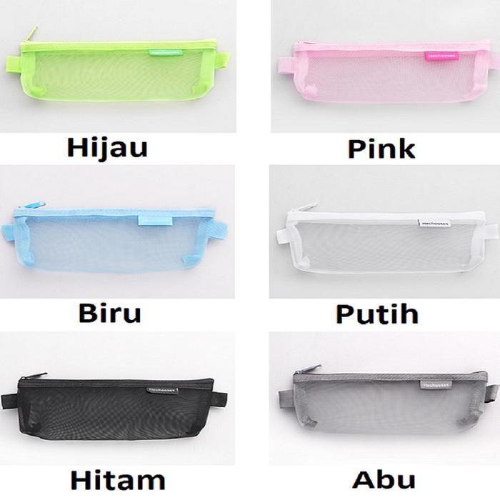 

EMS Kotak Pensil / Tempat Pensil Jaring Transparan SK0076