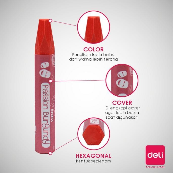 

EMS DELI - EC20114 / Crayon Anak-Anak Isi 18 / Alat Lukis Murah