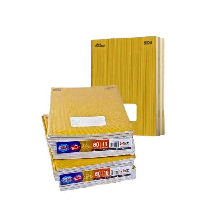 

EMS (Bisa Cod) Promo Buku Tulis SIDU Craft 60 Lembar dan 40 Lembar Sampul Cokelat 1 Pak Isi 10 Buku - Stationery Alat Tulis Sekolah Kertas Paper
