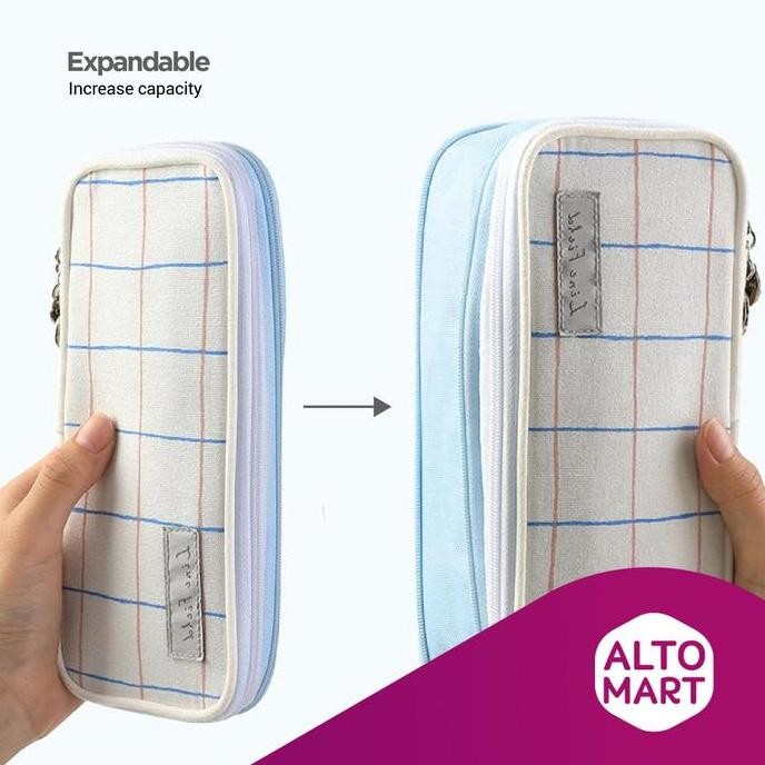 

Kokuyo Novita-R Expandable Pencil Case Pastel Cookie Tempat Pensil New Stok