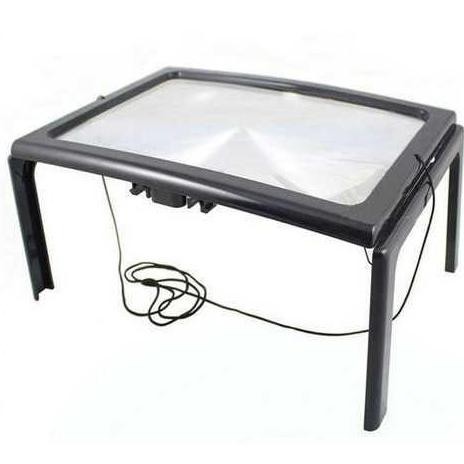 

Lampu Baca Kaca Pembesar 3X Lampu Meja Led Service Model Desk Magnifier New Stok