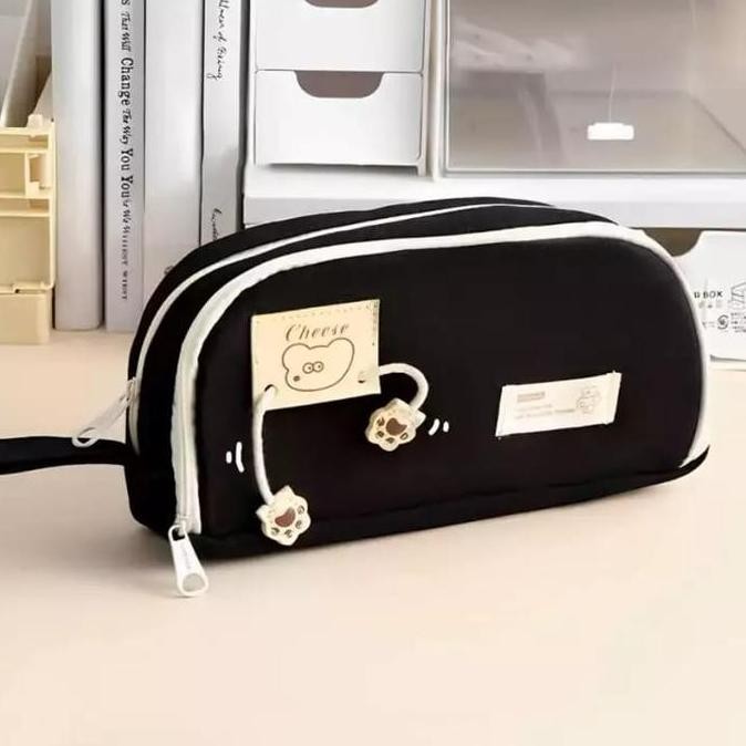 

Tempat Pensil Aesthetic Pencil Case Box Pensil Korea Organizer Box Pensil Cute Kapasitas Besar Muat Banyak New Stok