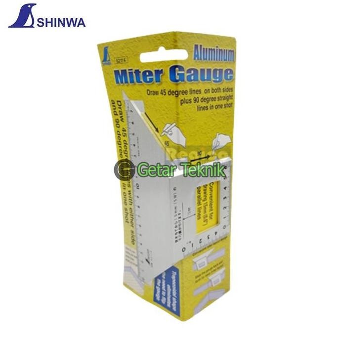 

Penggaris Shinwa 62114 Aluminum Mitre Gauge New Stok