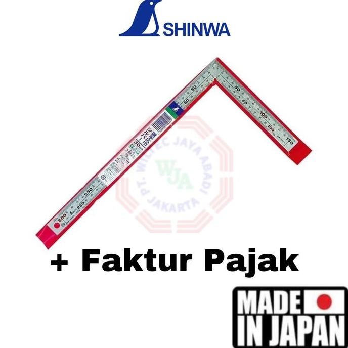 

Carpenter Square / Penggaris Siku 30Cm X 15Cm 300X150Mm Shinwa 10421 New Stok
