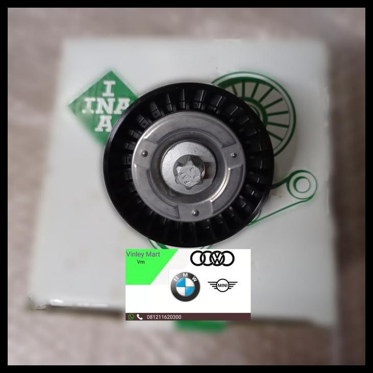 TERBARU TERSIONER FANBELT BAUT BMW E46 N42, E9P N46 MERK INA !!!!!!