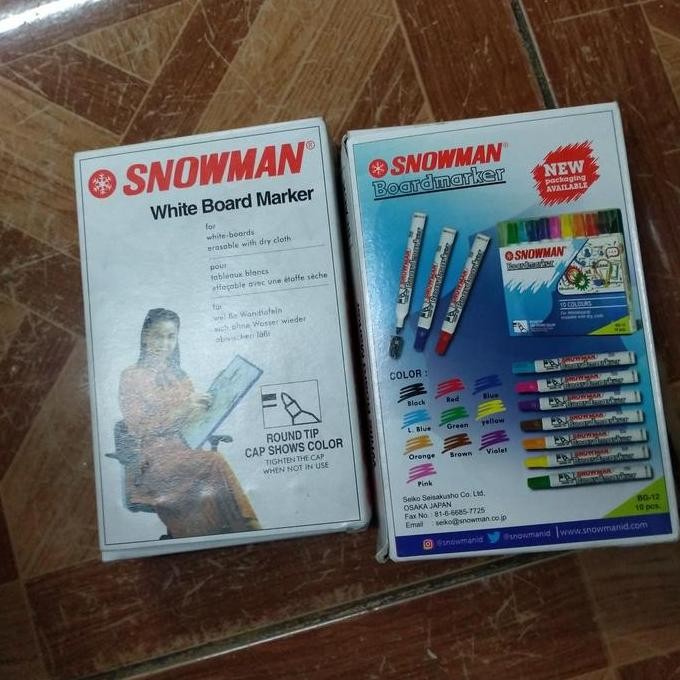 

Spidol White Board Marker Snowman New Stok