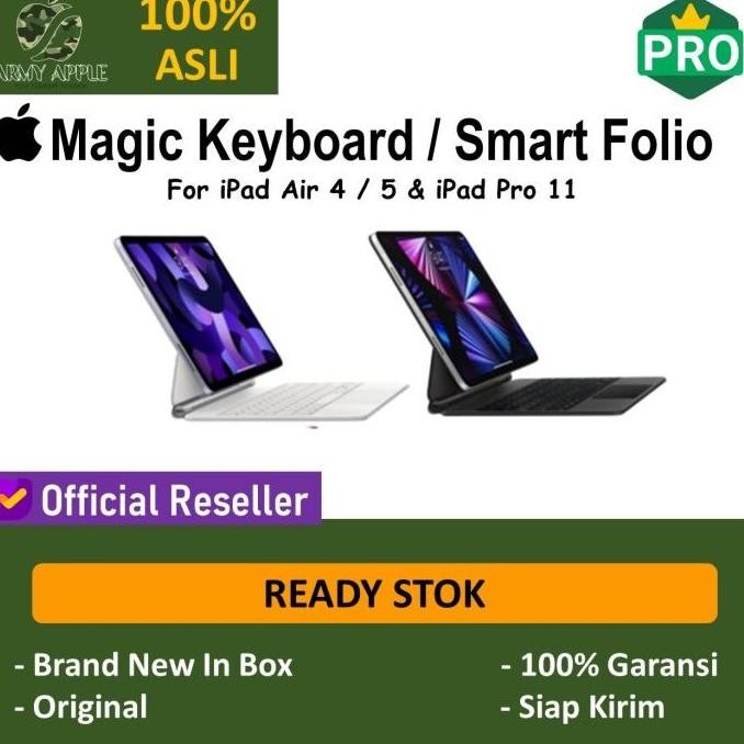 TERMURAH - Apple Magic Keyboard / Smart Folio for iPad Air 5 2022 5th Gen M1 Chip