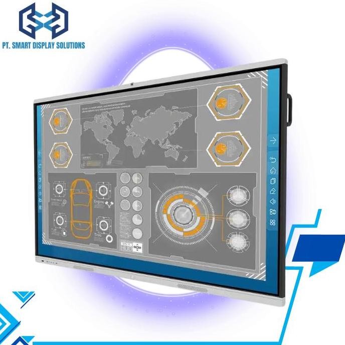 

TERLARIS - Interactive Whiteboard 75" Kantor Sekolah Meeting Windows i5 8G 128G