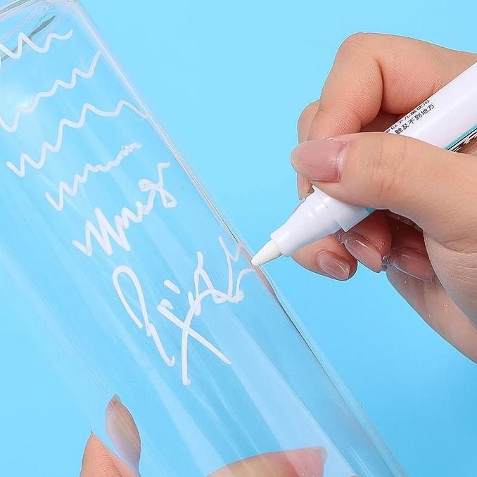 

Spidol Permanen Waterproof Quick Dry Oily Marker 2.5Mm 10 Pcs New Stok