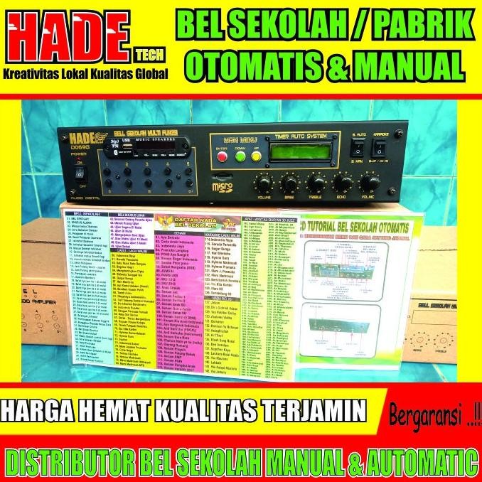 BEL SEKOLAH OTOMATIS DAN MANUAL 260NADA DiM