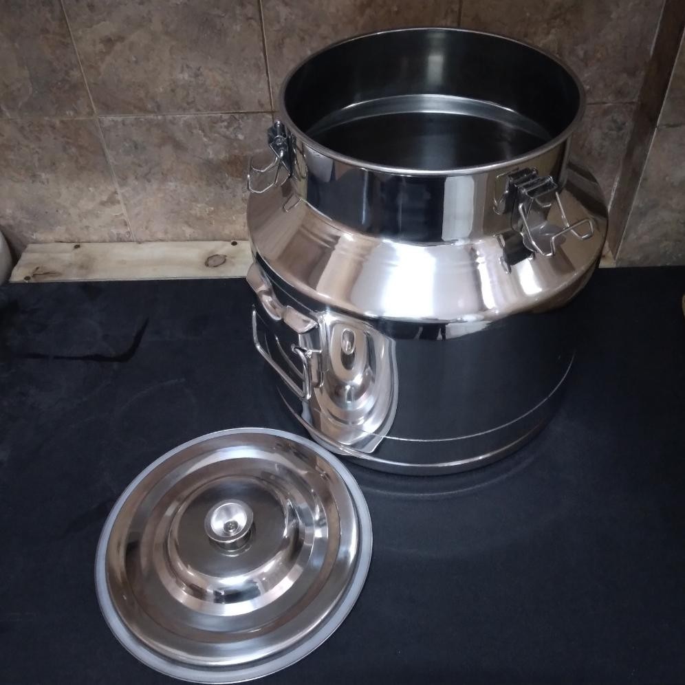 Milk Can Stainless Steel Sus304 -15 liter - DiM
