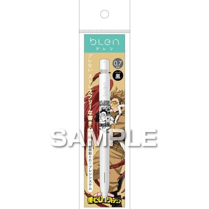 

Zebra Blen My Hero Academia Ballpoint Ink Pen 0.7Mm Limited Edition New Stok
