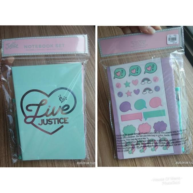 

Justice Notebook Set - Alat Tulis Set New Stok