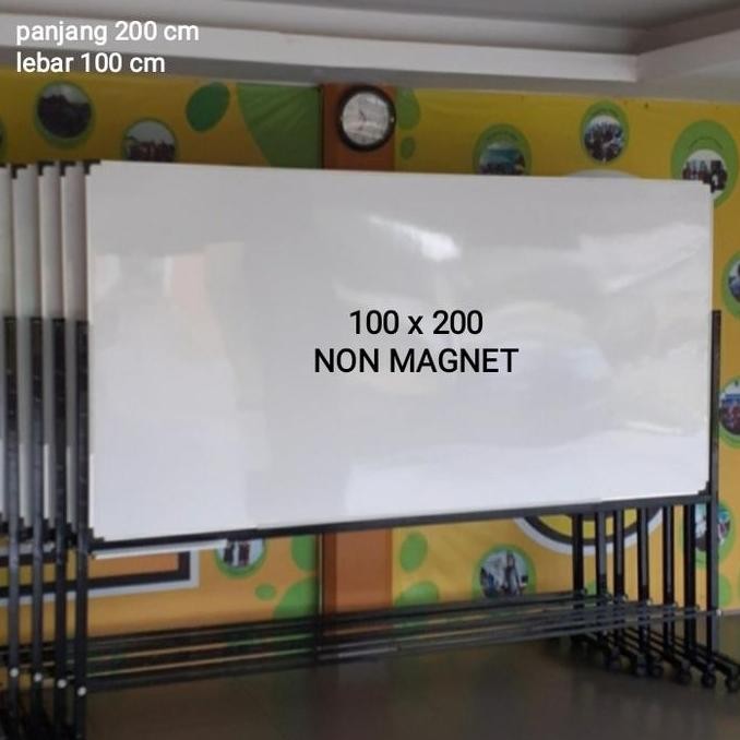 

TERMURAH - whiteboard kantor 100 x 200 cm whiteboard sekolah