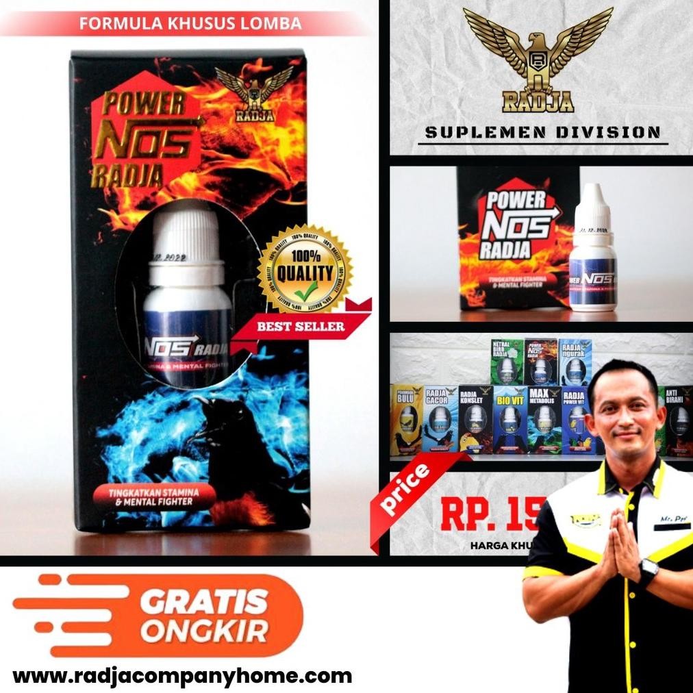 Power NOS Radja Orijinal 100% Vitamin Burung Kicau DiM